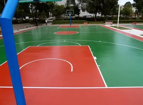 户外厂区球场翻新，地坪翻新修补工作
